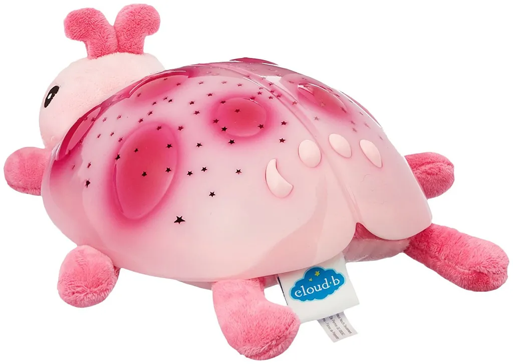 Coccinelle Cloud B Rose : Projecteur LED Constellations et Arrêt Auto