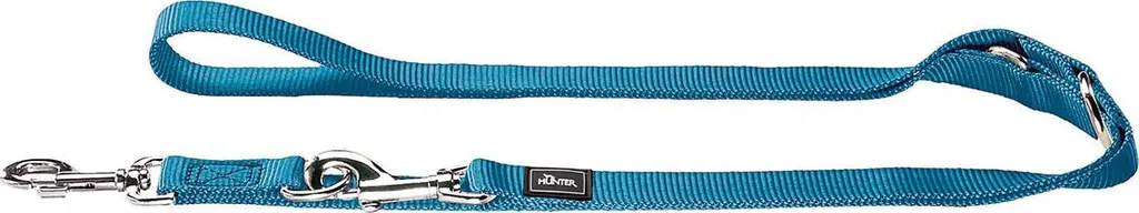 Laisse multiposition Hunter en nylon souple pour éducation canine 2m