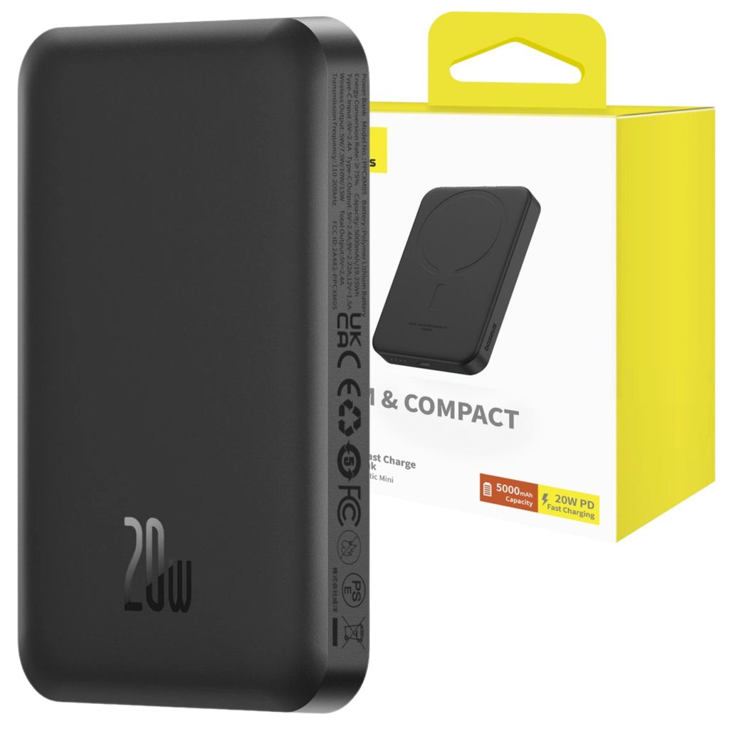 Baseus 6932172636234, 5000 mAh, Lítium polymér (lipo), Obrázok produktu 