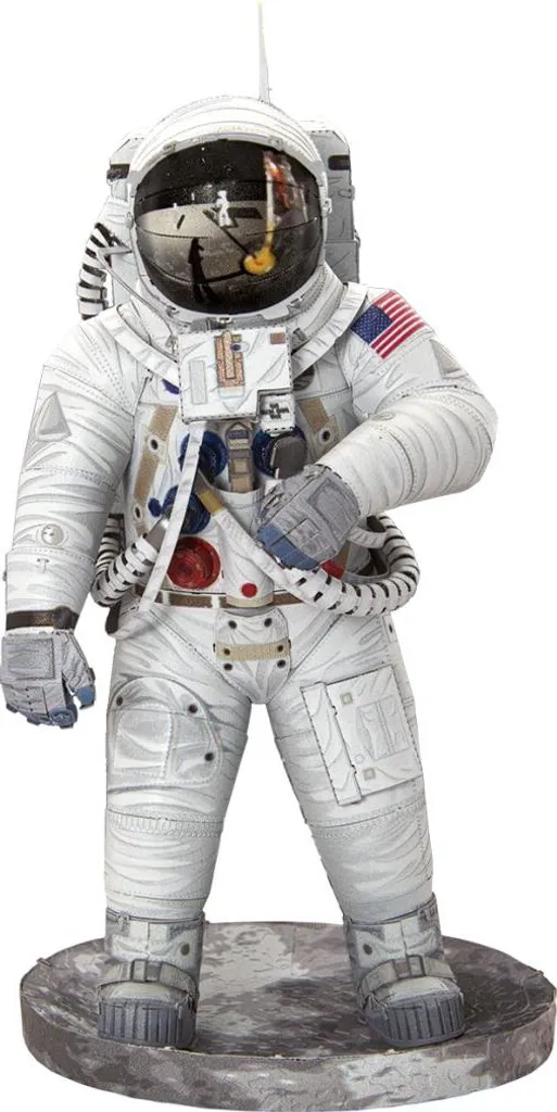 Metal Earth Astronaut Apollo 11 : Figurine 3D Métal Collector Détaillée