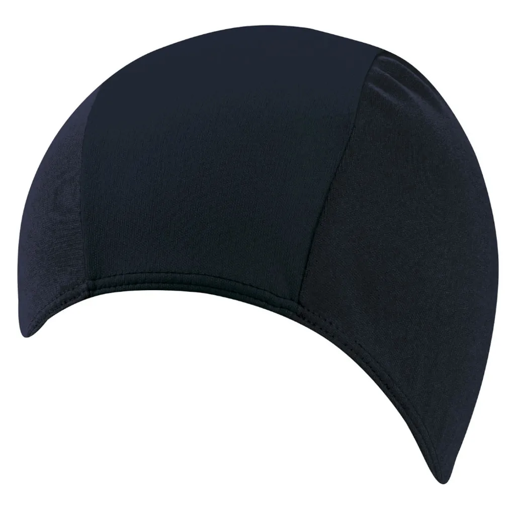 Bonnet de bain homme BECO marine en tissu pour entraînement et loisir