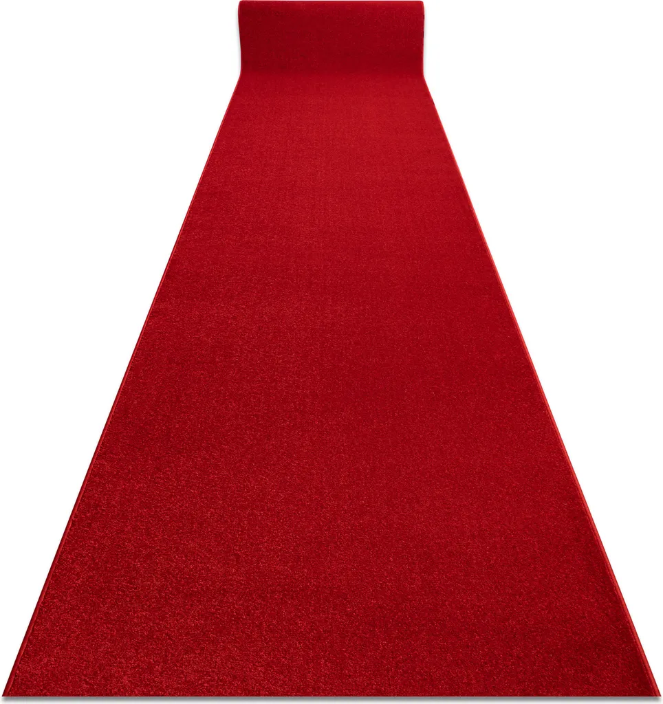 Tapis de course antidérapant KARMEL rouge cramoisi 60x140 cm robuste