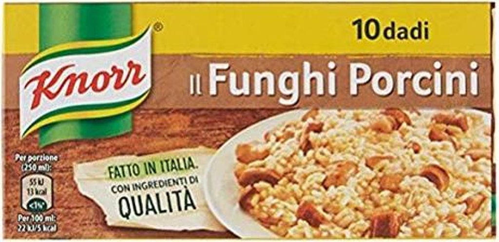 knorr dado funghi porcini brodo Steinpilze Suppenwürfel Produktbild 