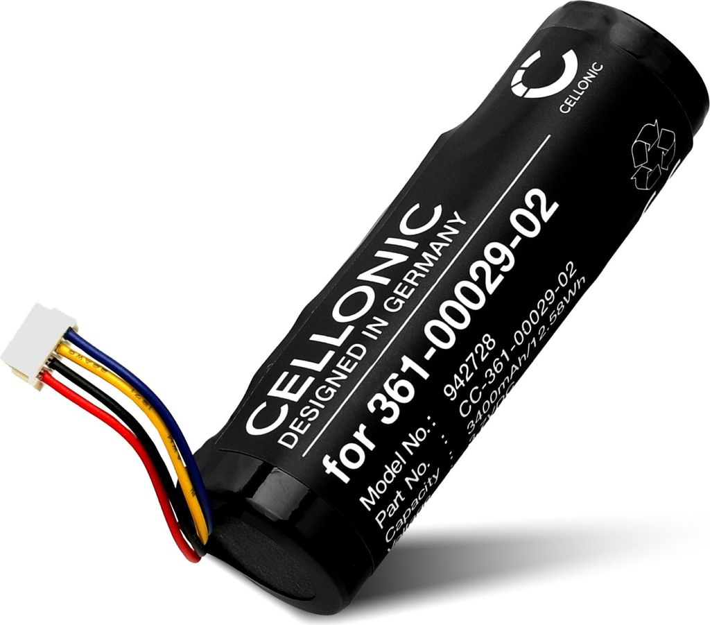 CELLONIC 1x Akku für Hundehalsband Kompatibel mit Garmin Alpha 100, T5 GPS, DC50 Dog Tracking Collar, 361-00029-02 - (3400mAh , 3.7V)