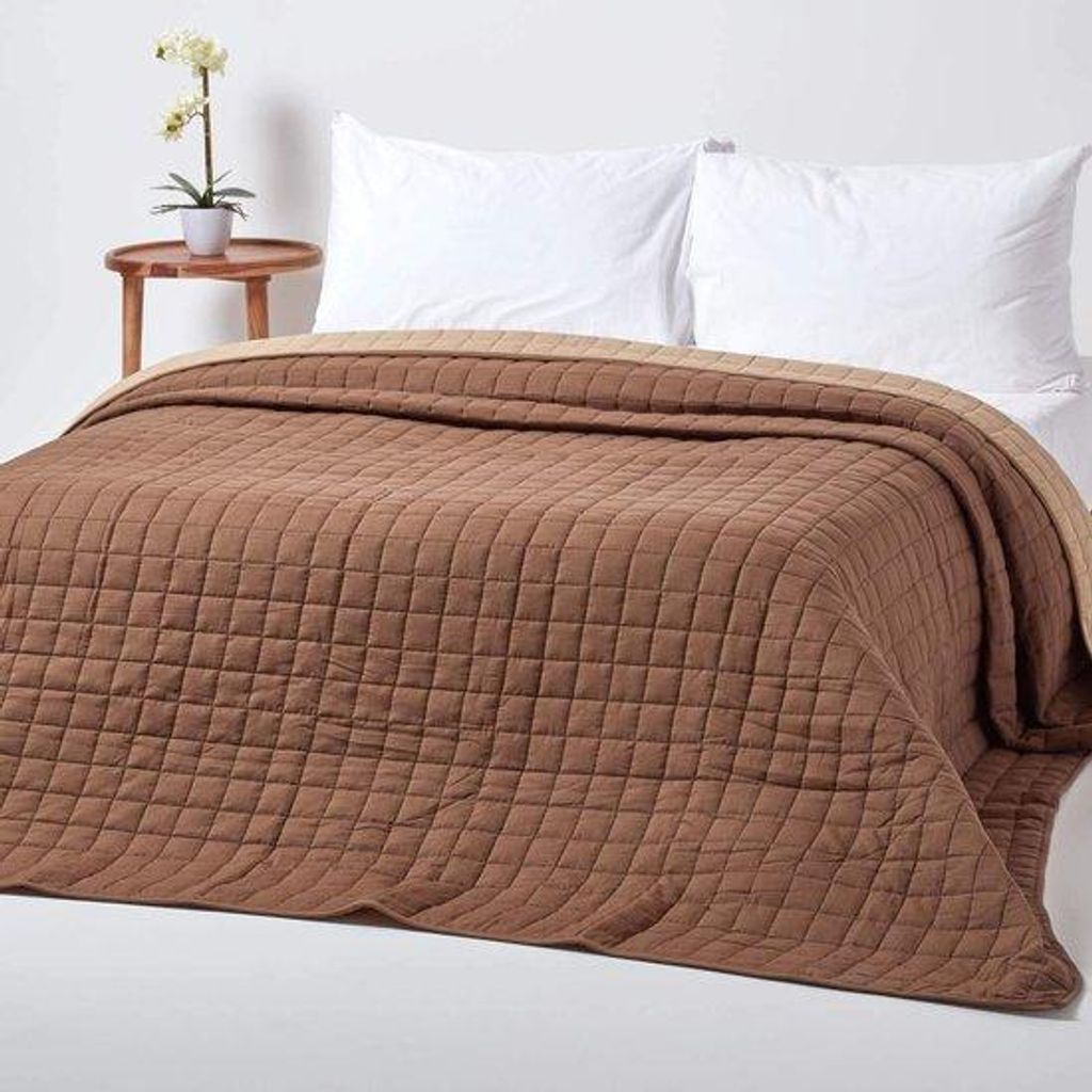 Katoenen, omkeerbare bedsprei für Schlafzimmer oder Wohnzimmer