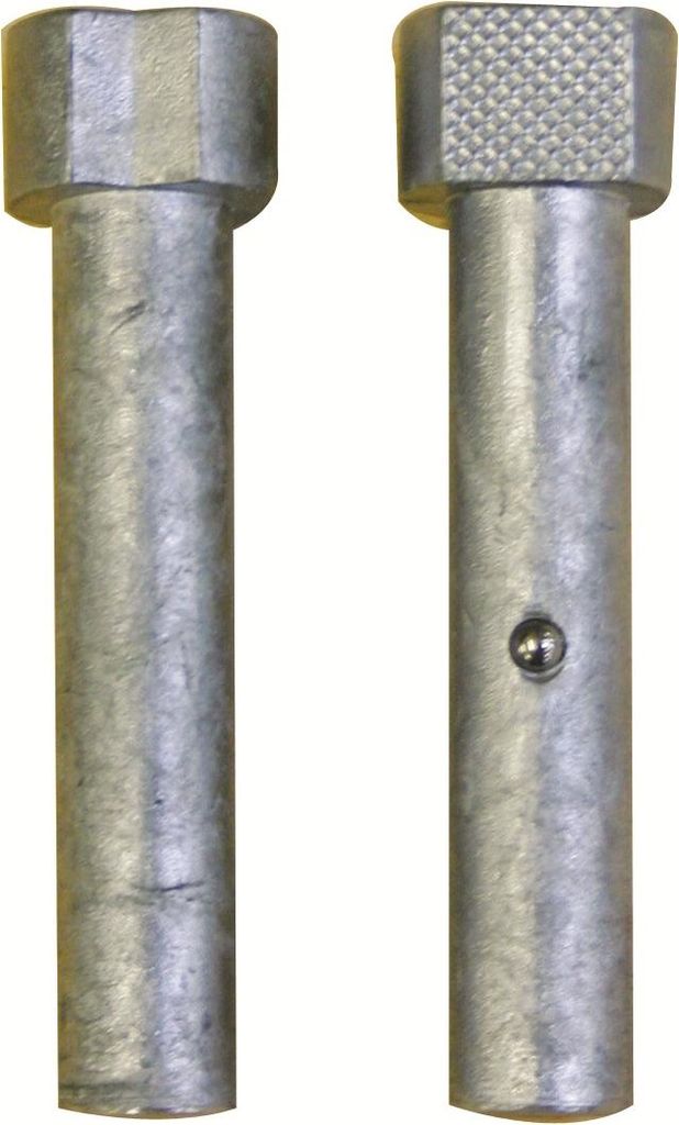 Ulmia Alu-Rundbankhaken (Paar) mit Kugelarretierung (DM 20 mm) - 810.921