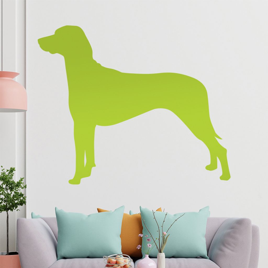 KIWISTAR Ridgeback Rhodesian Hund Wandtattoo in 6 Größen - Wandaufkleber Wall Sticker - Dekoration, Küche, Wohnzimmer, Schlafzimmer, Badezimmer