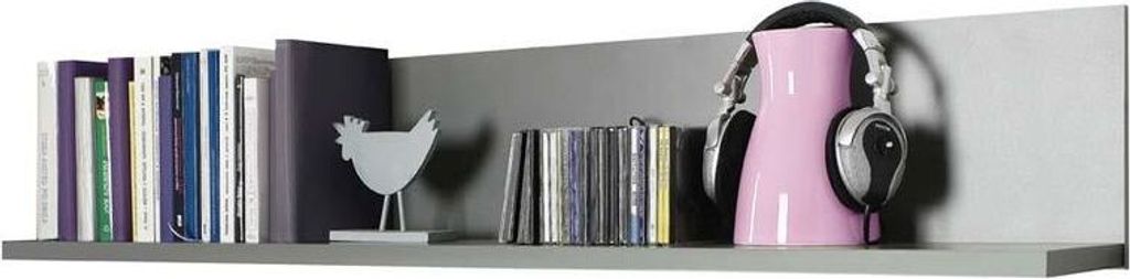 Wandboard LIBELLE Wandregal Optik Grau