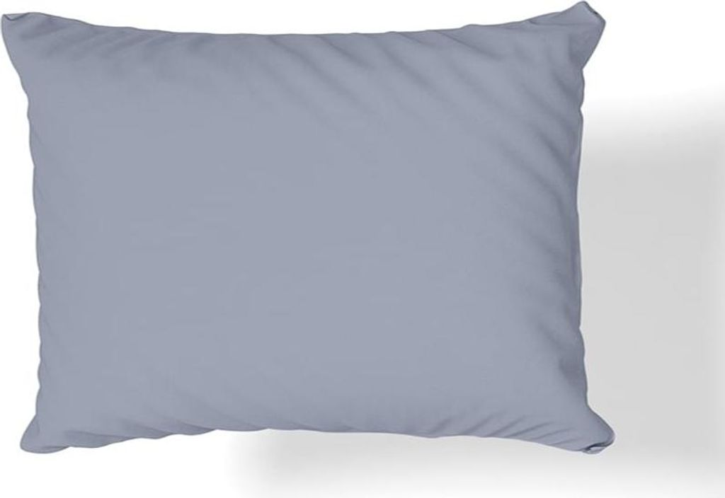 Baumwollsatin-Kissenbezug 50x60 Grau