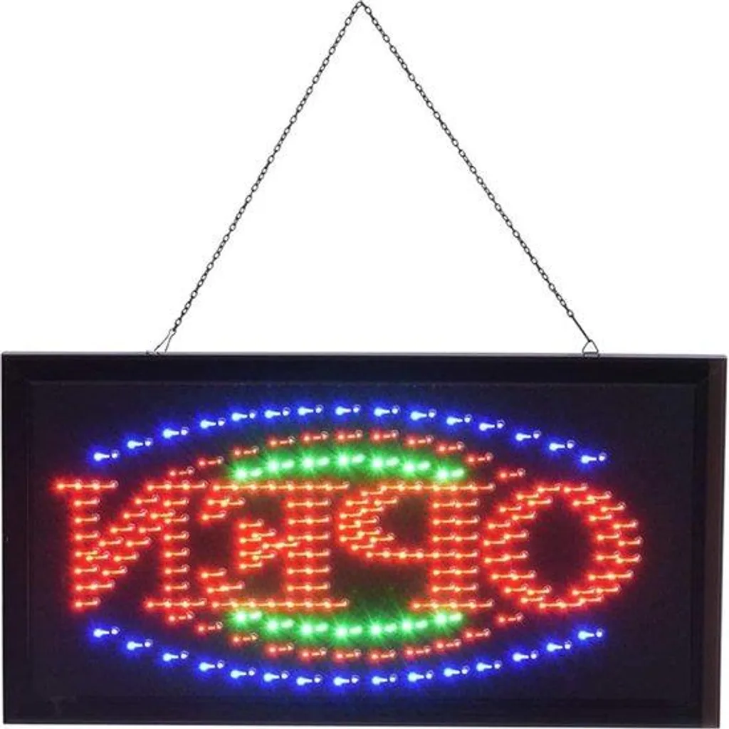 Panneau publicitaire à LED haute luminosité - Enseigne lumineuse 40x15cm