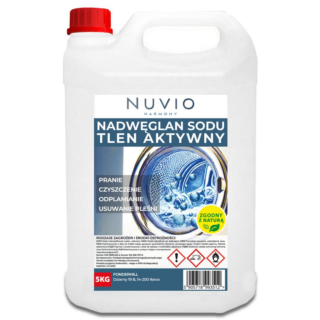 NUVIO – Fleckenentferner mit Aktivsauerstoff | 5 kg Waschmittel-Zusatz