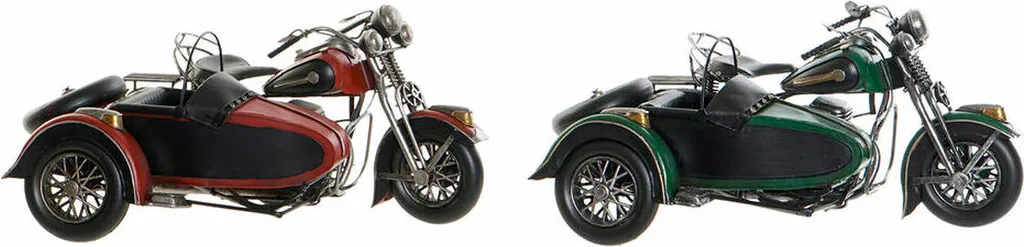 Idée Cadeau Motard : Pack de 2 Motos Vintage Décoratives Haute Qualité