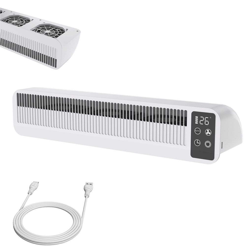 Ventilateur de radiateur UISEBRT, 1 pièce, mode Image du produit 