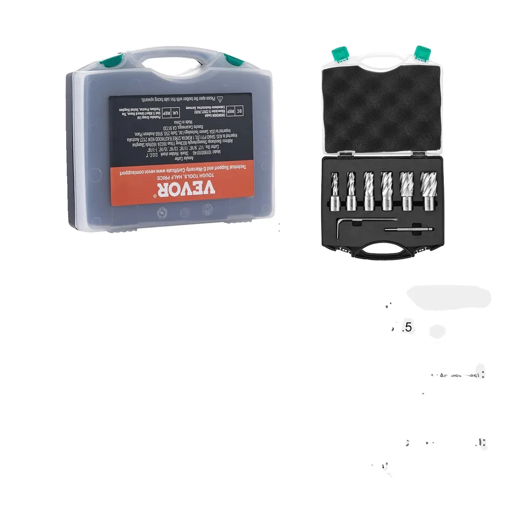 Coffret Fraise à Carotter en Acier HSS 250x210x65mm Profondeur 25mm Fixe
