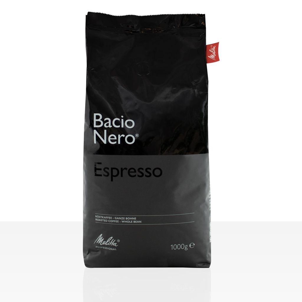 Melitta Espresso Bacio Nero - 1kg Kaffeebohnen Produktbild 