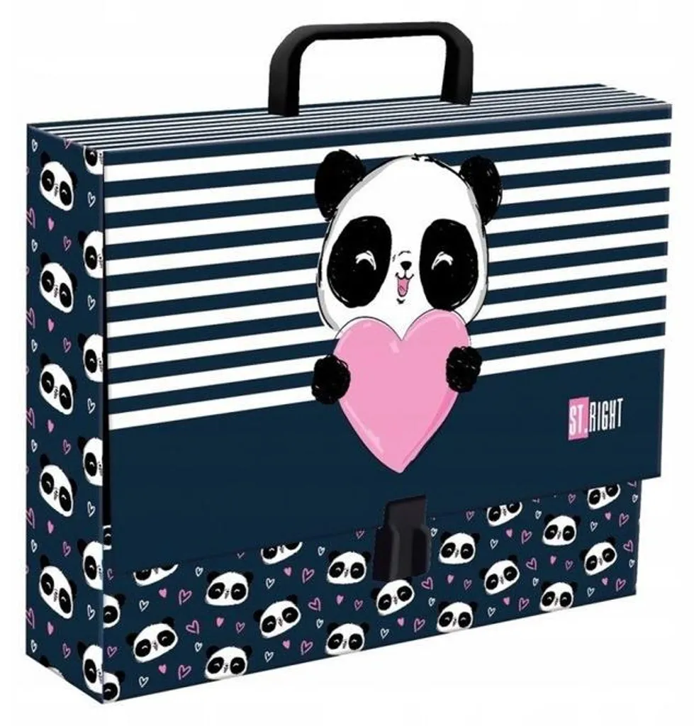 Classeur A4 BAMBINO LOVE PANDA : évitez les feuilles froissées à l'école