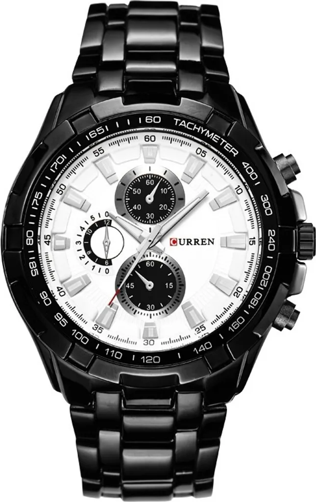 Montre Homme CURREN Enzo Design Contrasté - Cadran Fonctionnel et Chic