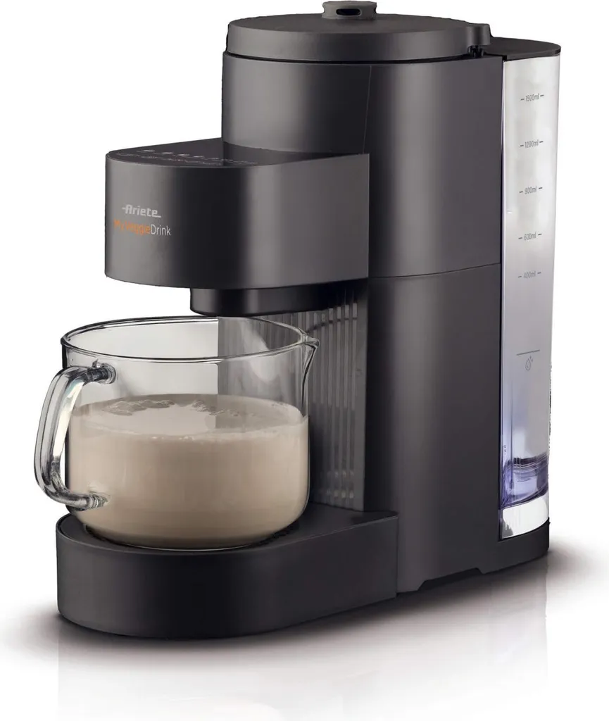 Préparateur de Boisson Végétale Ariete 1,5L 1200W pour Lait Maison Gris