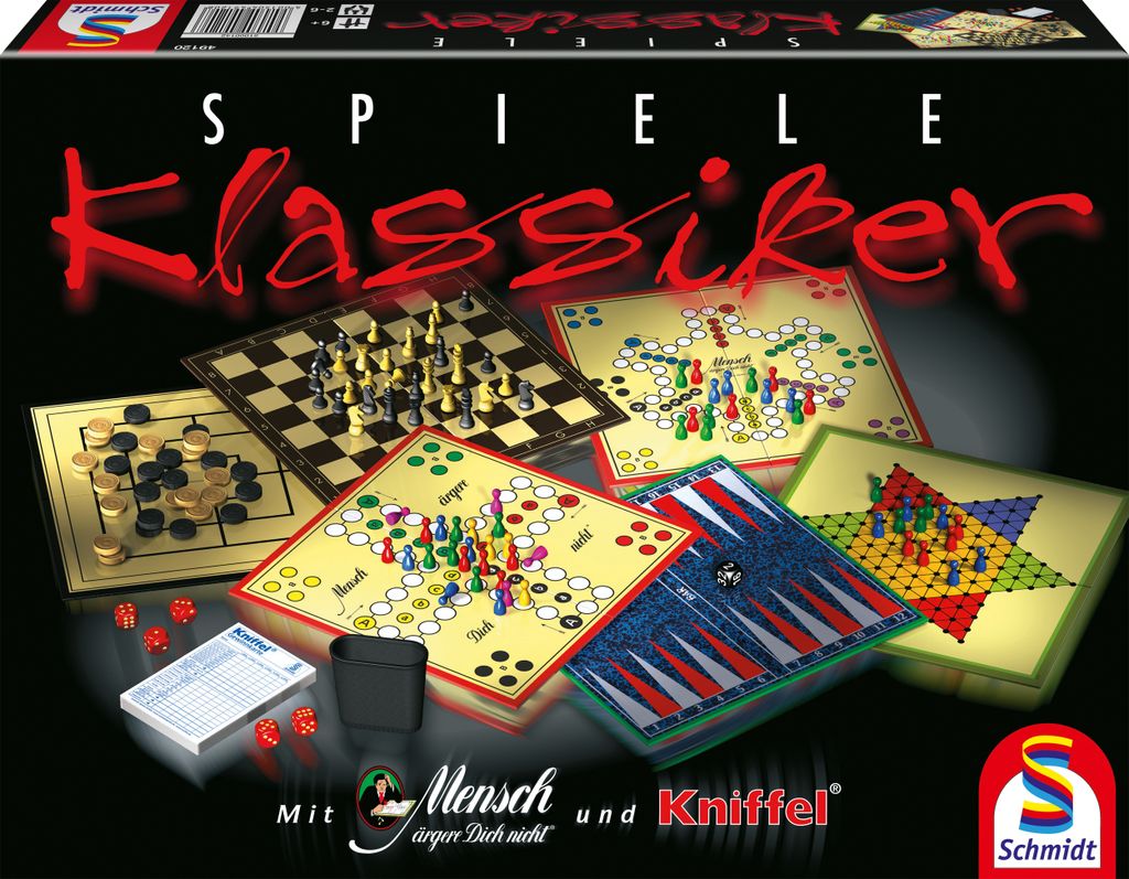 Schmidt 49120 Spiele Klassiker Eine Spielesammlung