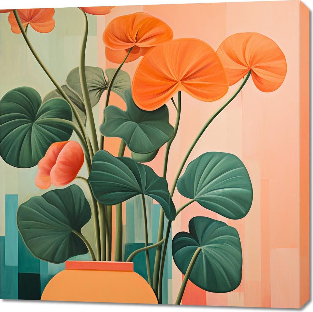 Bild 90x90cm Blütenharmonie