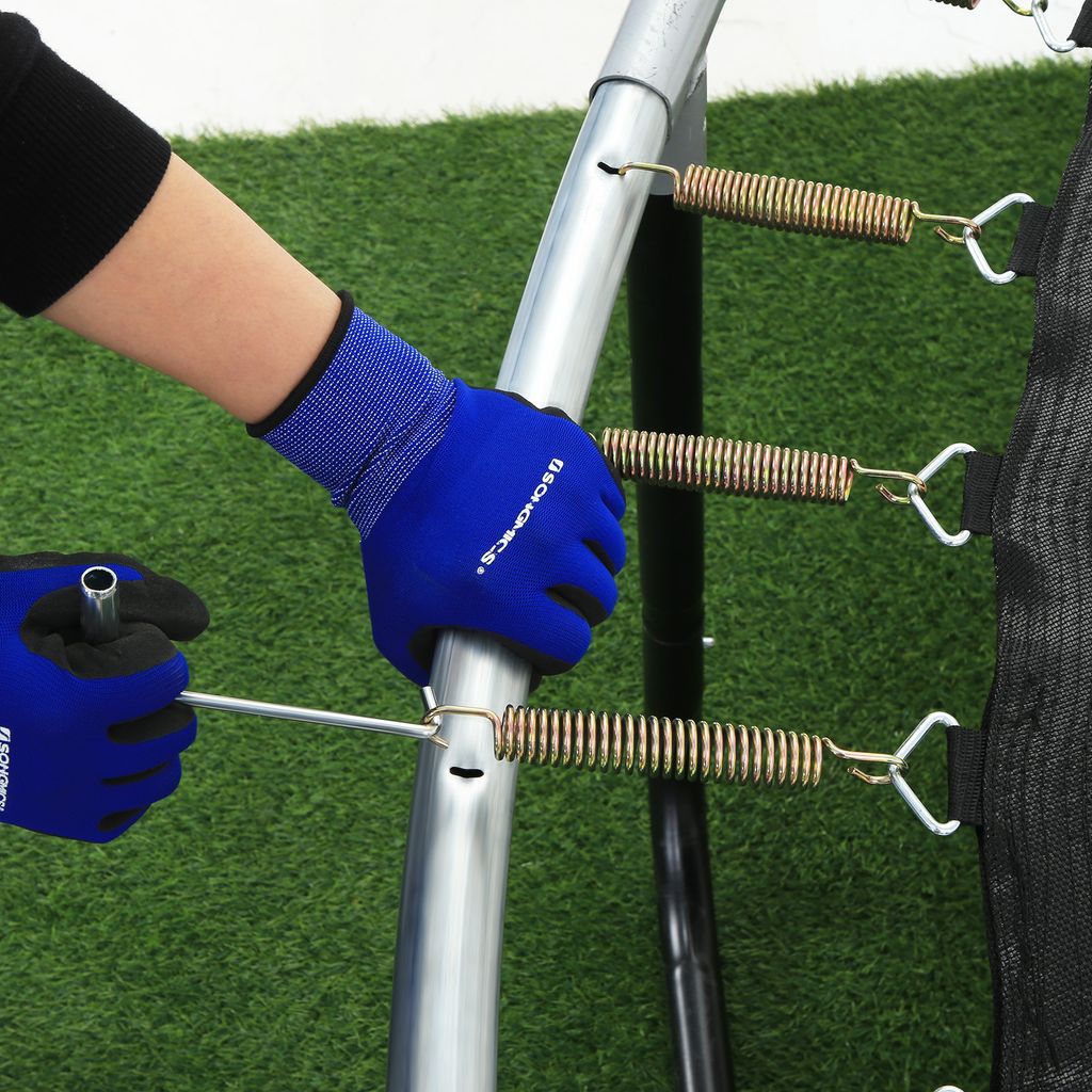 SONGMICS Sprungtuch für Trampolin Ø 366 cm 72 Ringe Produktbild 3