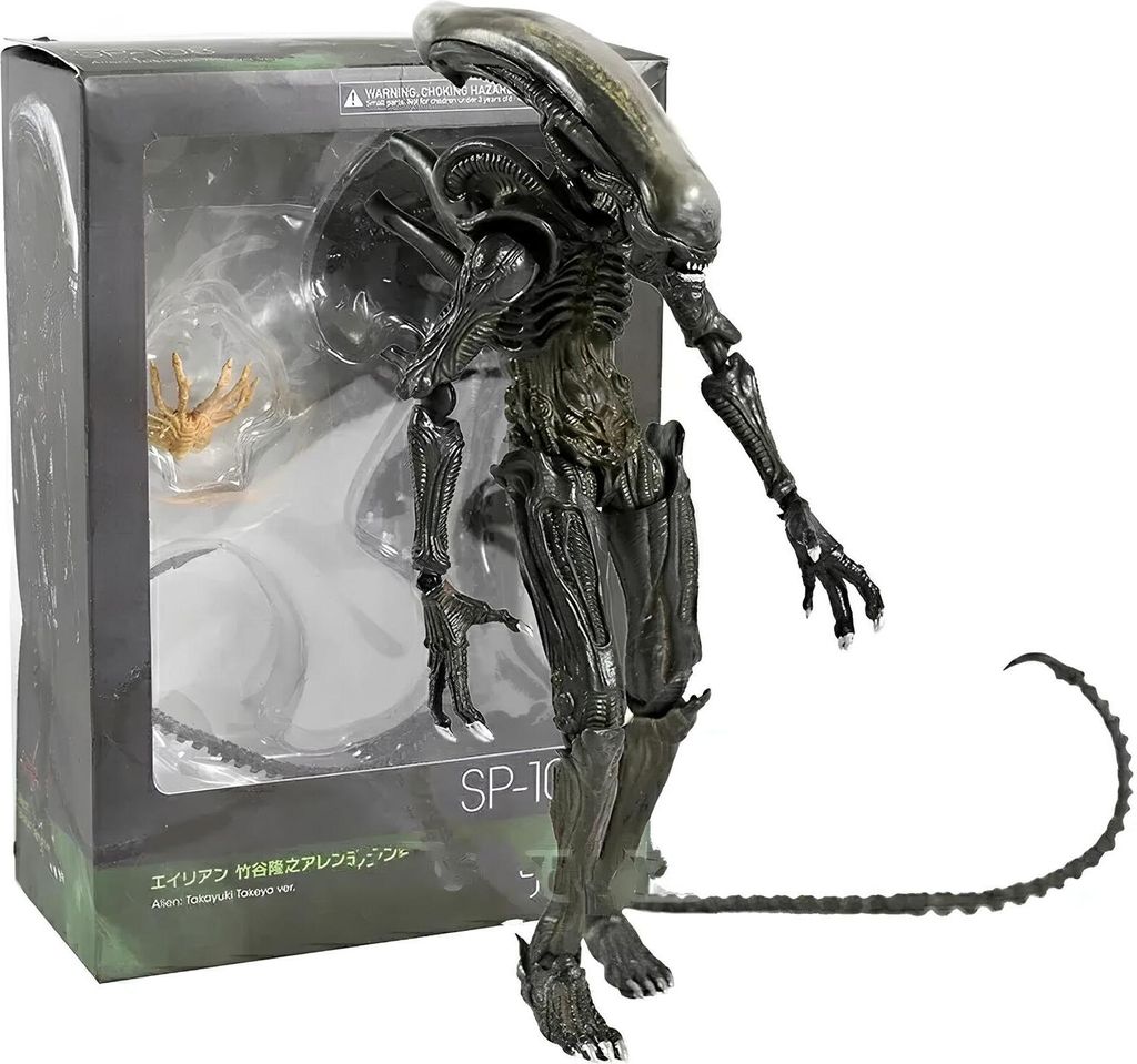 Figur Xenomorph aus dem Film Alien 16 cm realistische Produktbild 