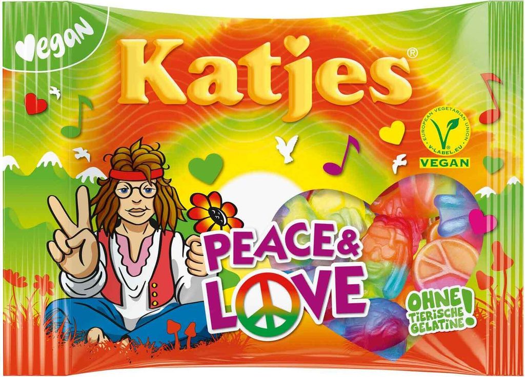 Katjes Peace & Love 175g Produktbild 