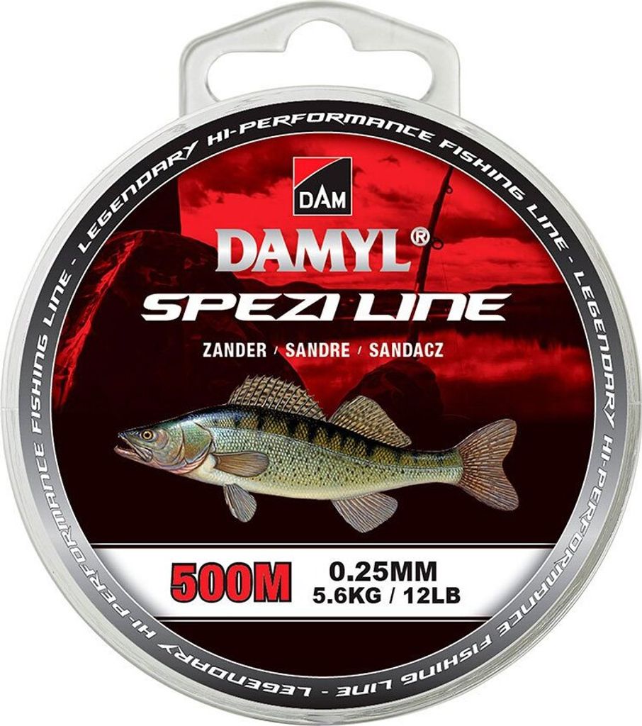 DAM Damyl Spezi Line Zander Light Brown 0,25 mm 500 m 5,6 kg Angelleine