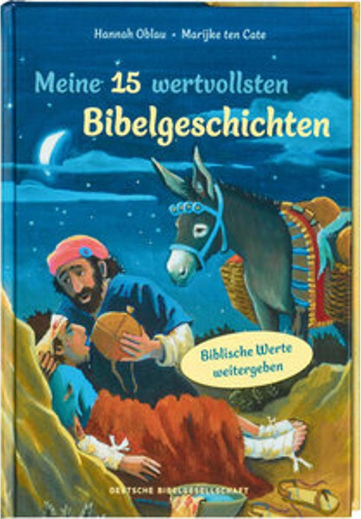 Meine 15 wertvollsten Bibelgeschichten. Liebevoll illustriertes Vorlesebuch ab 5 Jahren: Kindern biblische Werte weitergeben und erklären. Mit Tip...