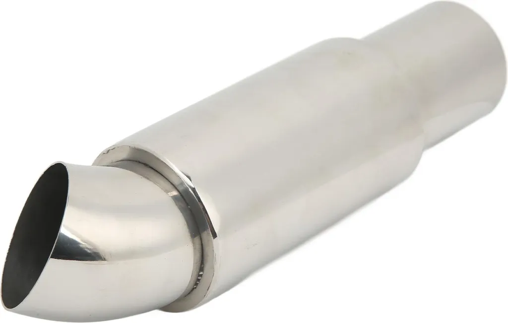 Silencieux voiture universel 51mm, tube inox rond pour rénovation auto
