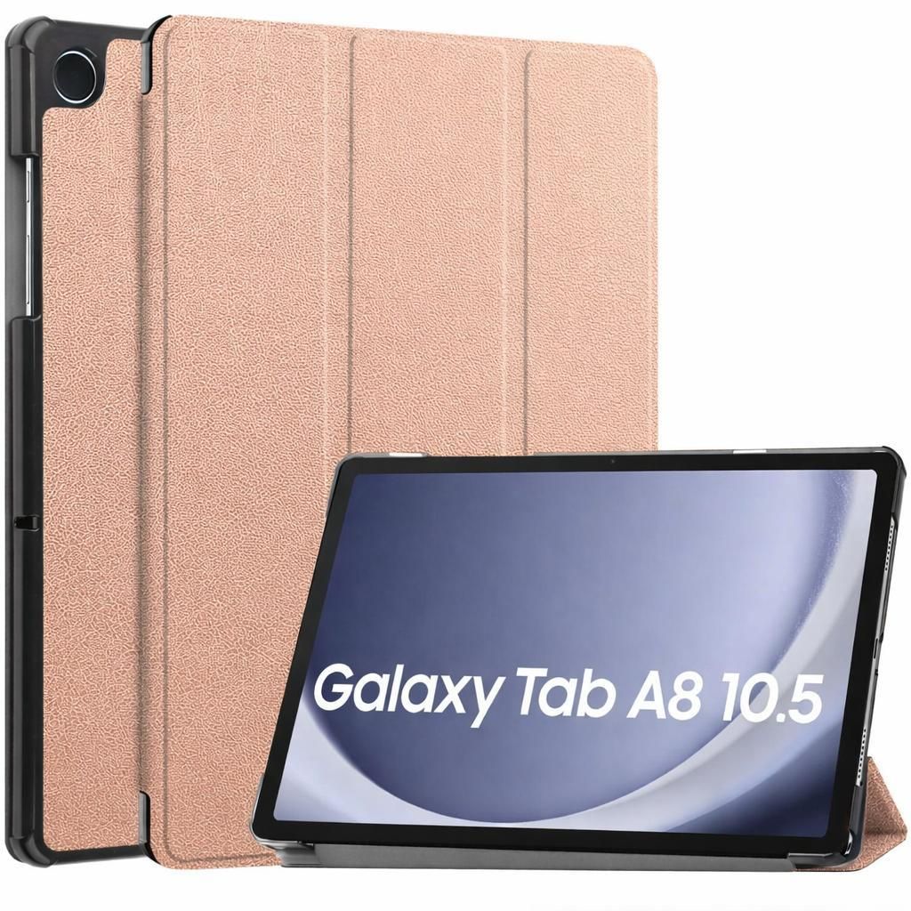Schutzhülle für Samsung Galaxy Tab A8 10.5" Hülle SM-X200 X205 X207 Smart Cover Case Tablet Schutz Wake Up Sleep Etui Tasche Slim 2022 - ROSE GOLD