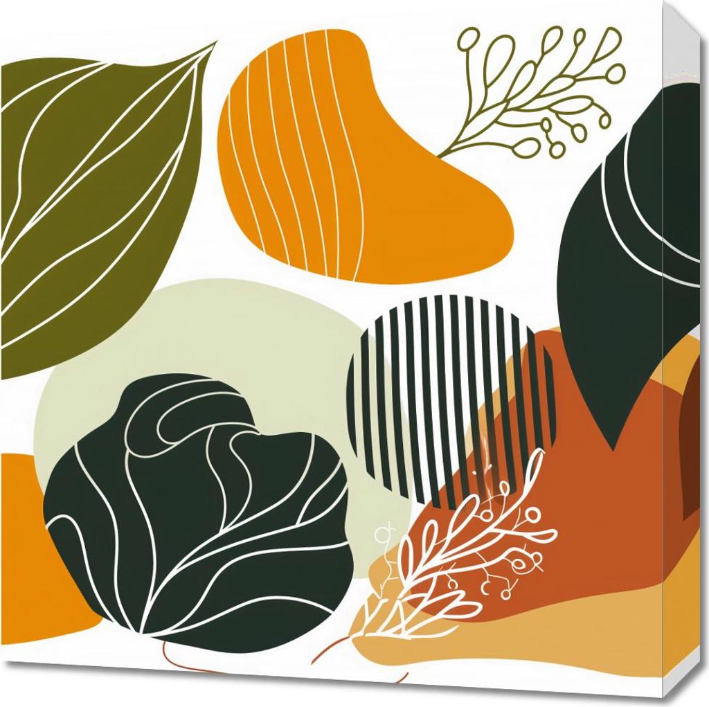 Bild 50x50cm Natur Zwitschern