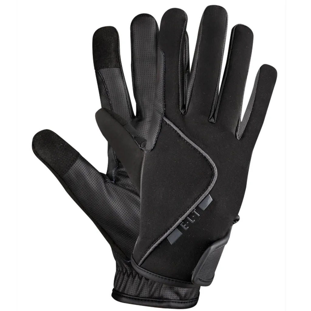 Gants d'équitation Homme Maxim E.L.T Noir L - Équipement Cavalier Pro