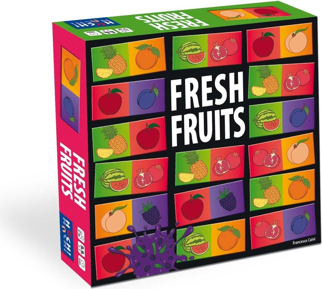 HUCH! | Fresh Fruits | Brettspiele ab 8 Jahre | Familienspiele | Brettspiele Erwachsene | Gesellschaftsspiel ab 8 Jahre | Stapelt das Obst, ohne es...