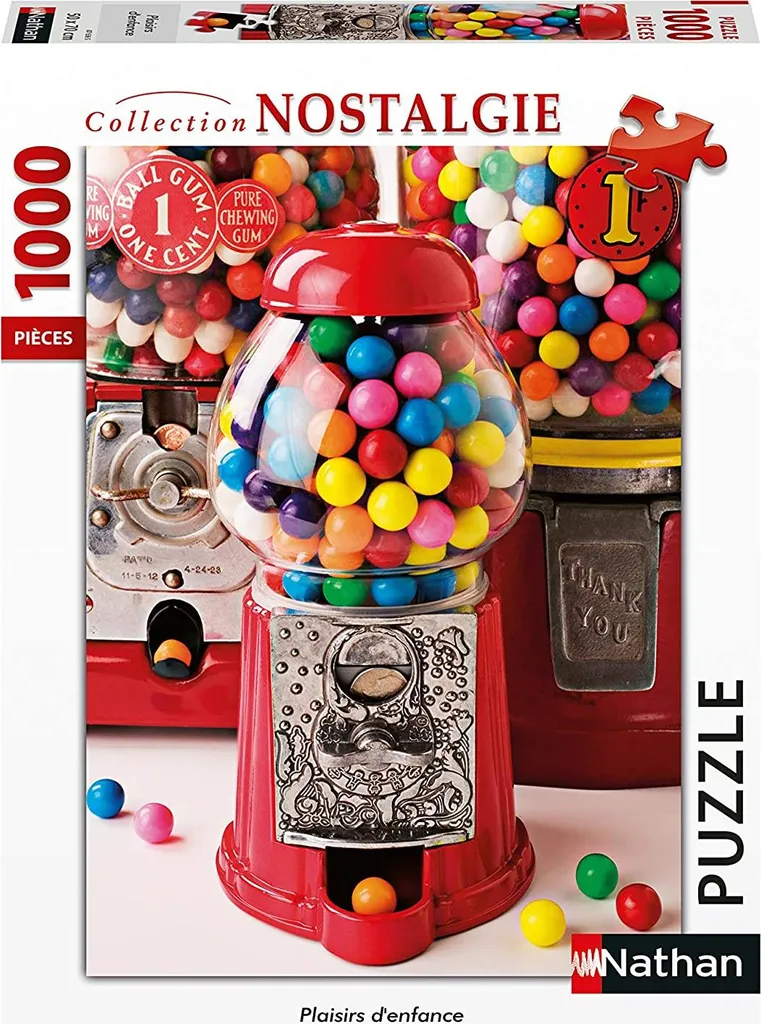 Puzzle 1000 pièces avec découpe de précision Nathan haute qualité