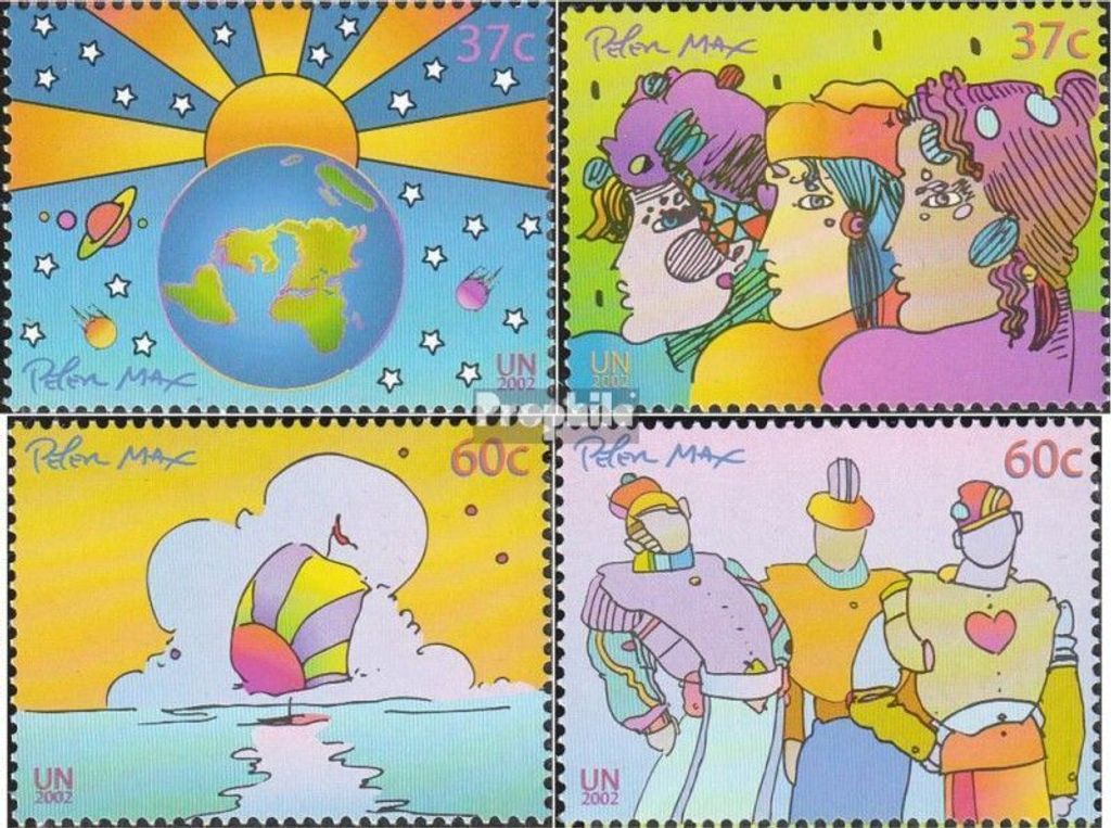 Briefmarken UNO - New York 2002 Mi 900-903 (kompl.Ausg.) postfrisch Konferenz
