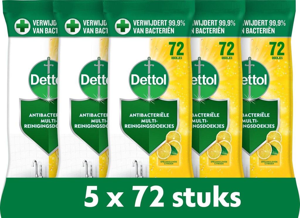 Chusteczki czyszczące antybakteryjne Dettol – Musująca Zdjęcie produktu 