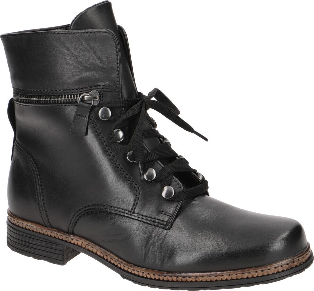 Gabor 74.676 Damen Stiefeletten - elegante Stiefelette schwarz Elegant NEU