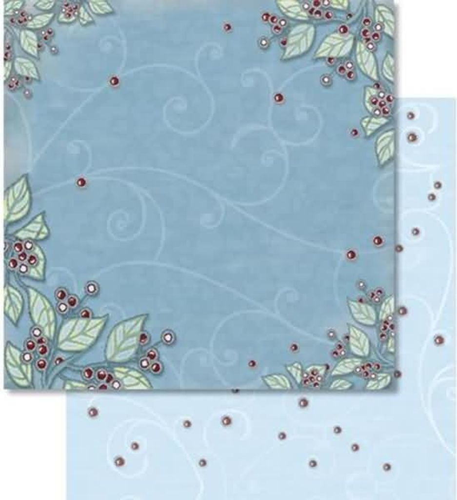 Scrapbook Paper Premium Glitter 30,5x30,5cm VE=25 Blatt Motiv 64