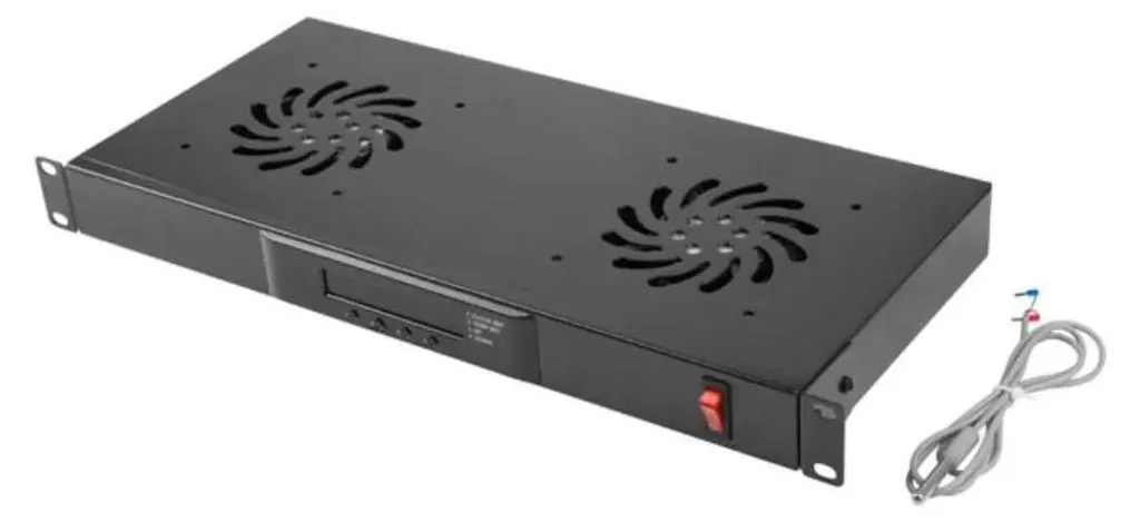 Unité de Ventilation 1U pour Baie Informatique avec Écran LCD Lanberg - 3