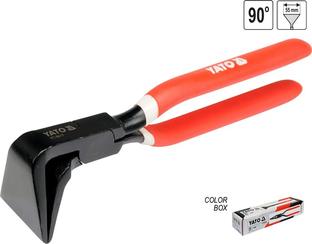 Yato YT-5417: La Pinza per Lattoneria che Ti Salva il Lavoro a 90°