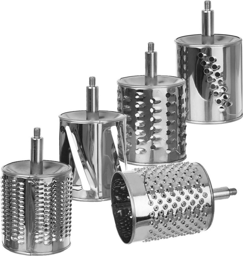 Orion Reibemaschine Trommelreibe mit 5 Trommeleinsätzen Produktbild 4
