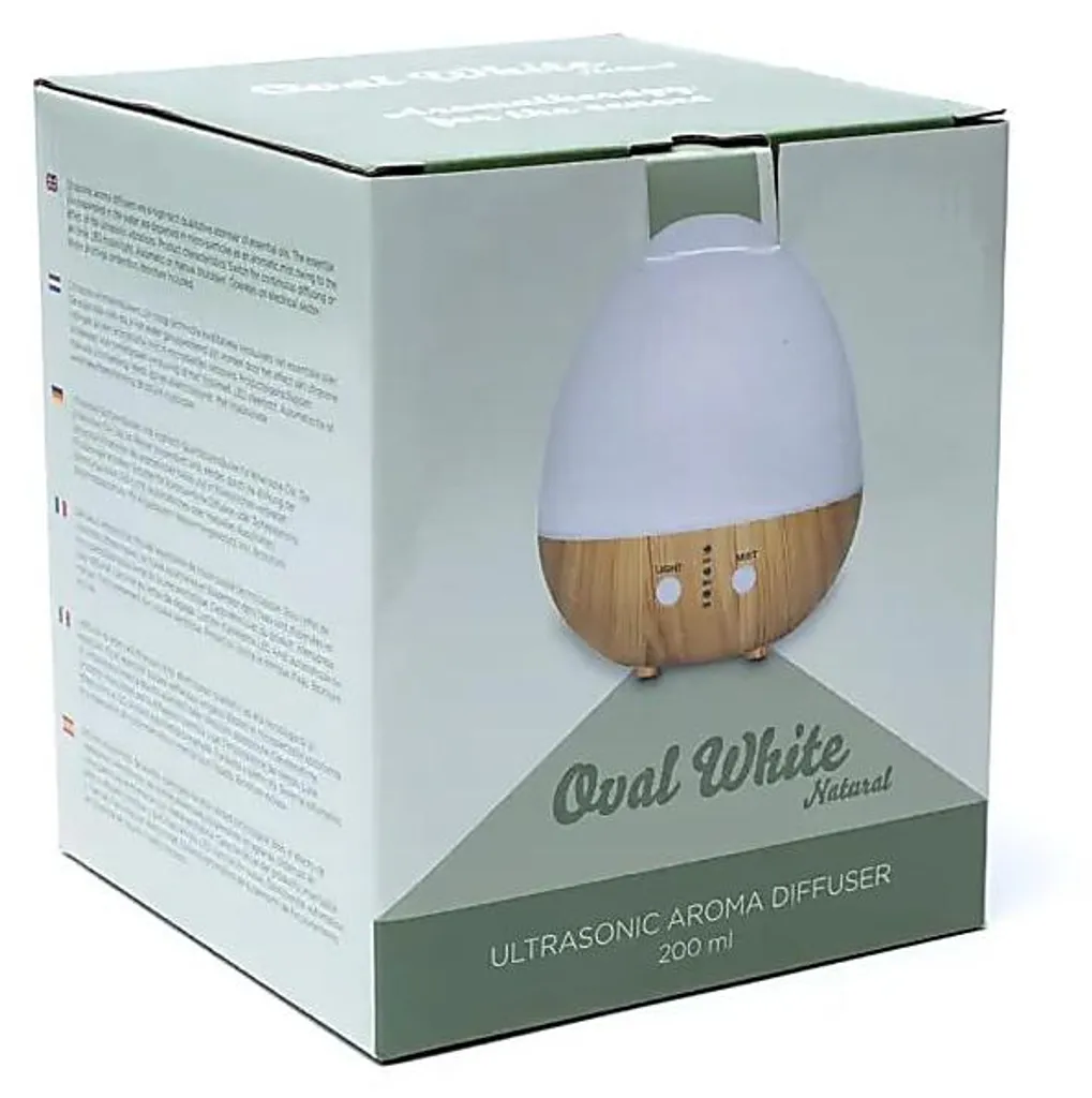 Éliminez les Mauvaises Odeurs avec le Diffuseur Ovale Blanc 200ml USB - 2