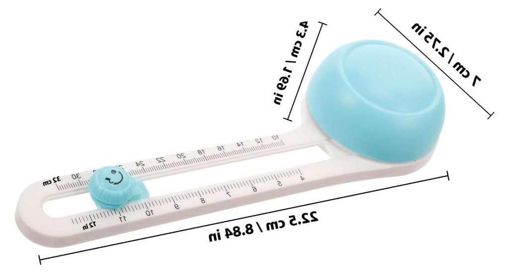 Multifunktionaler Kreisschneider aus Kunststoff für Papier und Karten – Stabiles Schneidegerät für Bastelprojekte und Scrapbooking in verschie...
