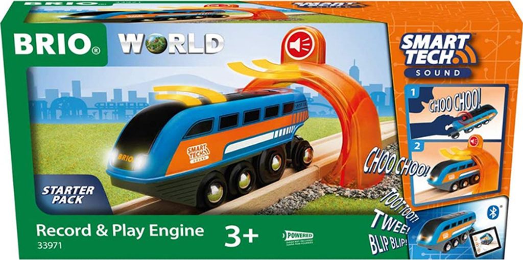 BRIO World 33971 Zvuková lokomotiva Smart Tech s funkcí Obrázek produktu 