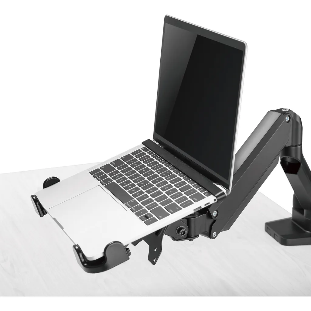 Support PC portable VESA robuste InLine avec rebords de sécurité 17 kg - 7