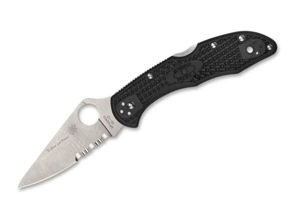Couteau de poche EDC Spyderco Delica 4 pour secours et rando