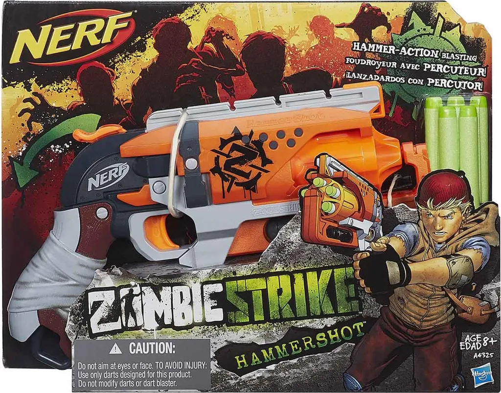 Pistolet Nerf Sidestrike avec étui tactique pour enfants dès 8 ans