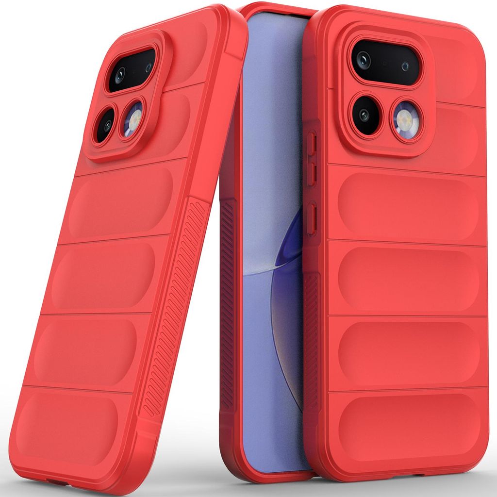 Handyhülle für Realme 16 Pro Weich TPU Silikon Stossfest Anti-rutsch Hülle Rot