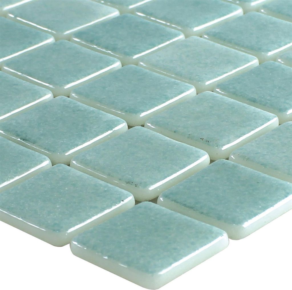 Glas Schwimmbad Pool Mosaik Antonio Türkis